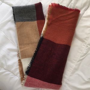 Fall Multicolor Blanket Scarf 🧣